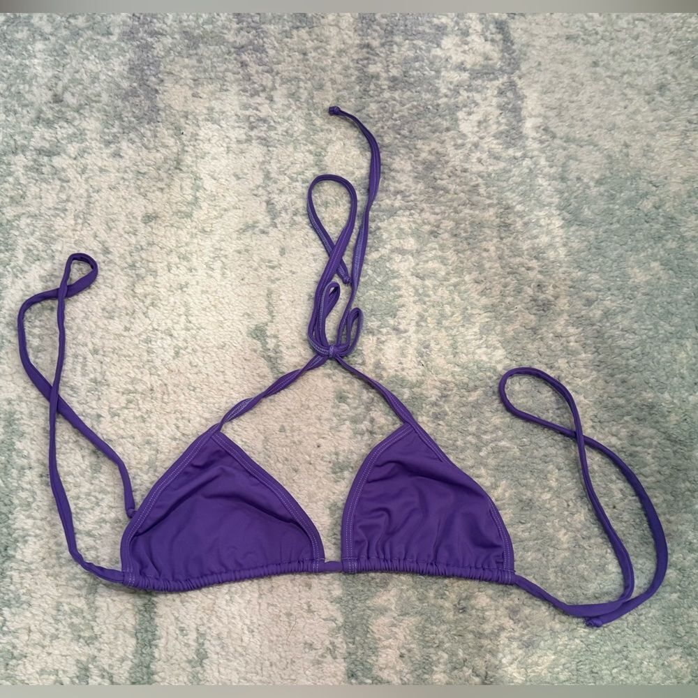 Del Toro Vibrant Purple Bikini Top